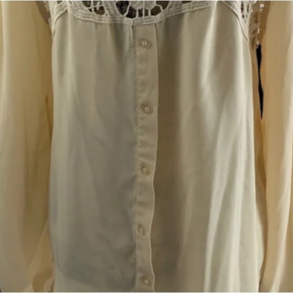 E&M women’s large beige blouse - Picture 9 of 13